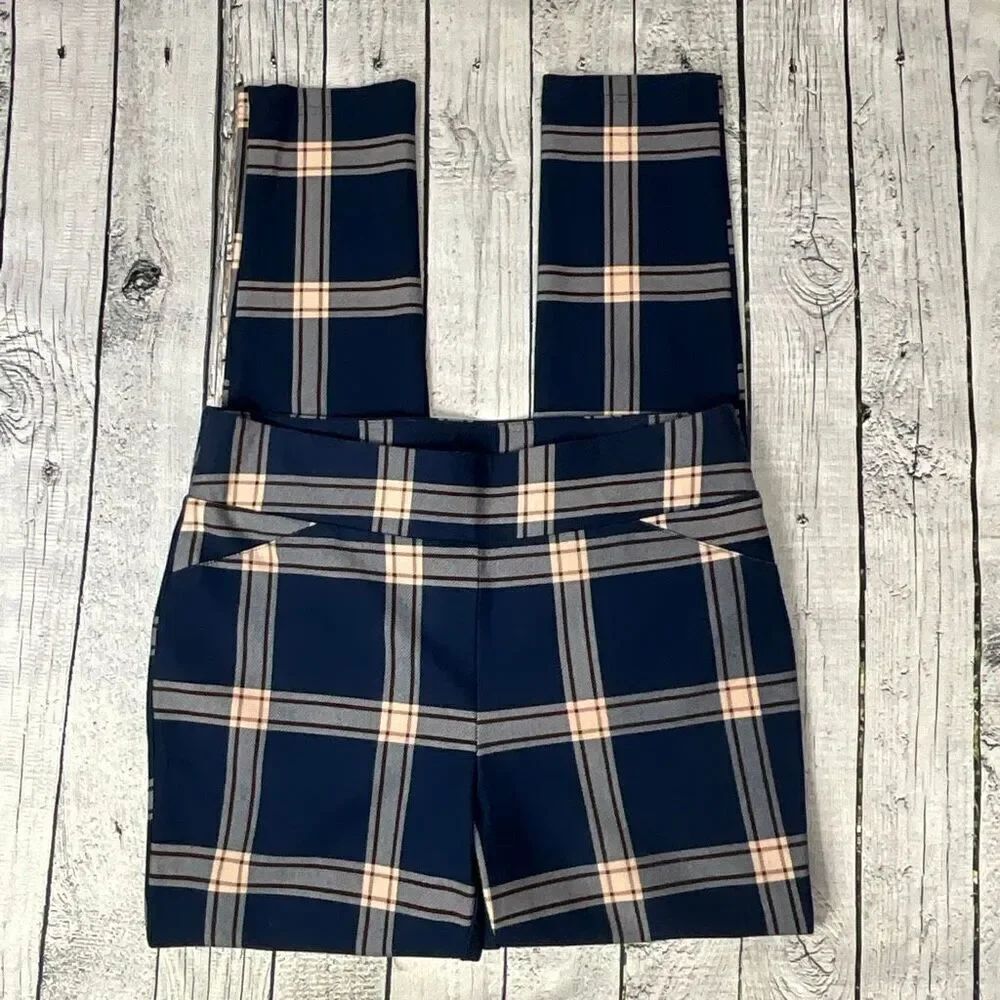 VERSONA Plaid Leggings
